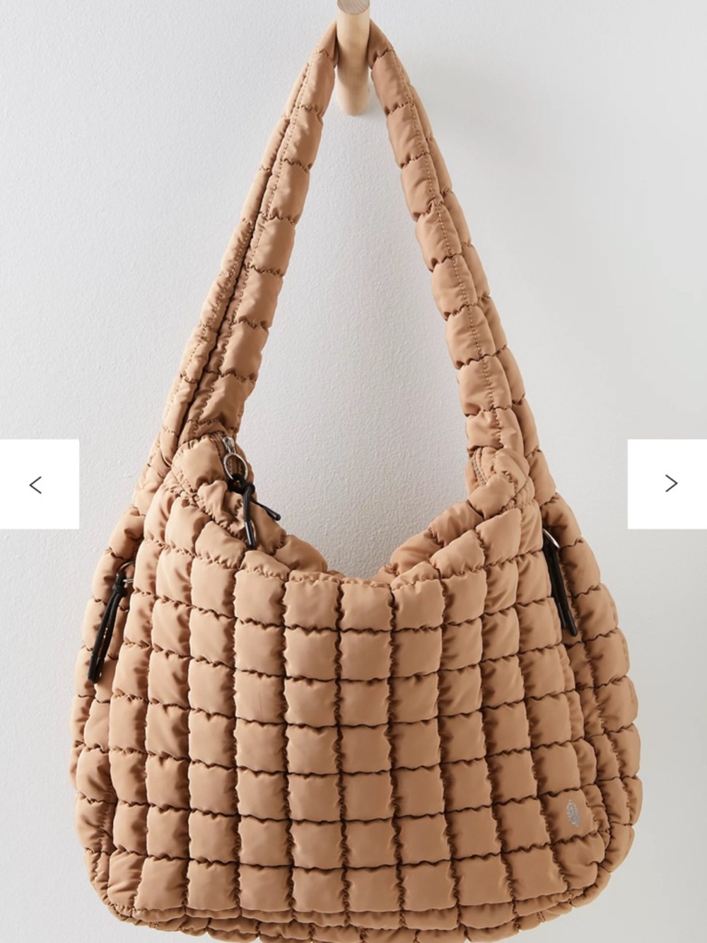 FP Movement by Free People Quilted Carryall Bag in Desert Sands
